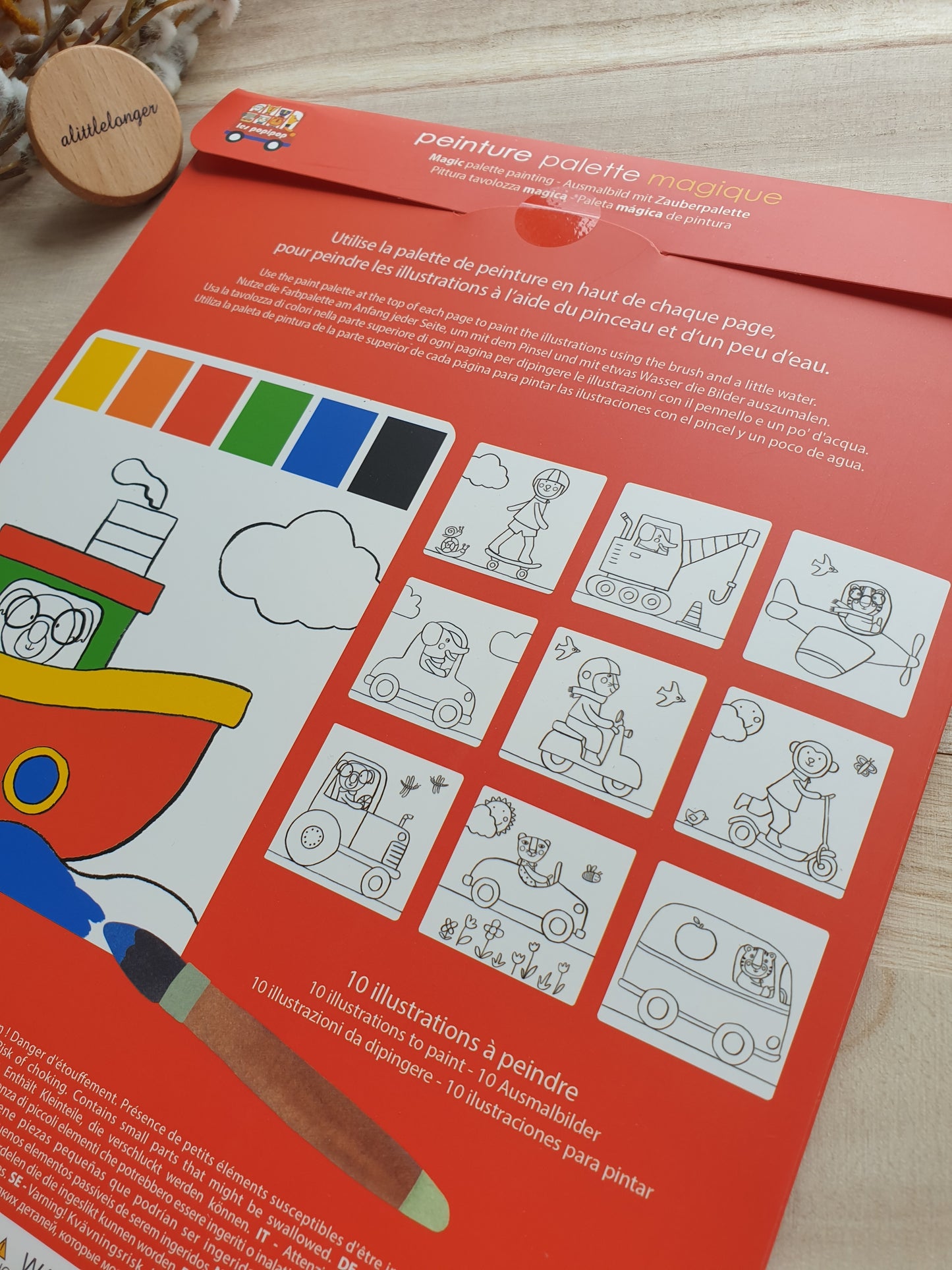 Les Popipop Magic Palette Painting