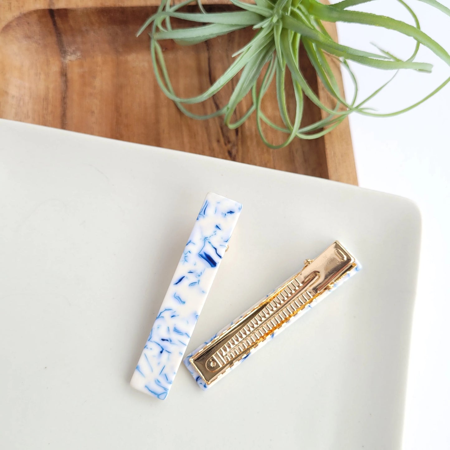 Eleanor Hair Clip - Greek Goddess Blue