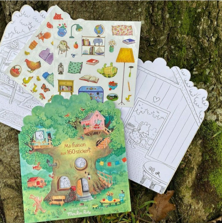La Grande Famille Coloring and Sticker Book