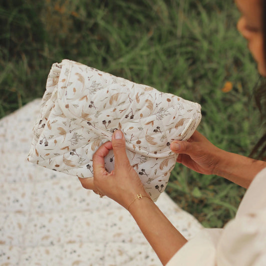 Travel Baby Changing Mat - Grasslands