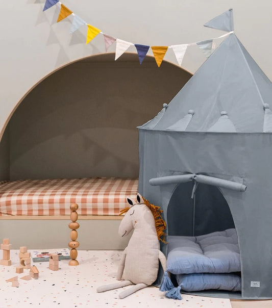 [PREORDER] Recycled Fabric Play Tent (Blue)