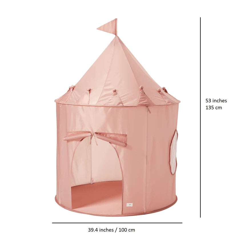 Recycled Fabric Play Tent (Pink)