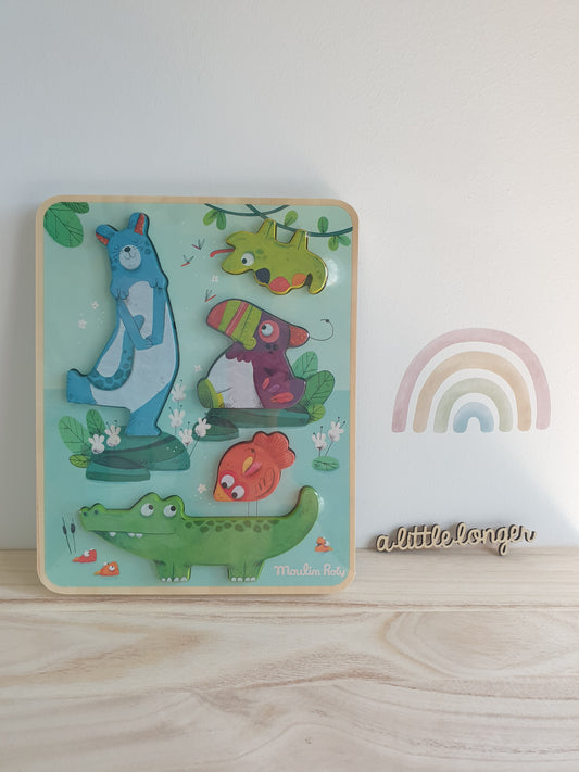 Dans La Jungle Sensory Puzzle