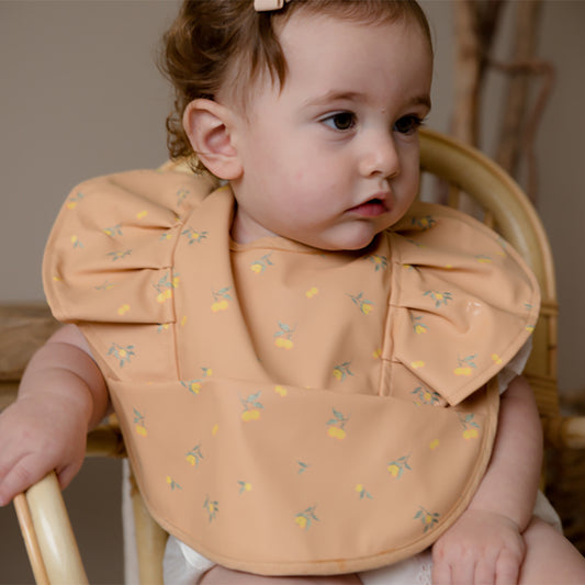 Snuggle Bib - With Wings (Lemon Frill)