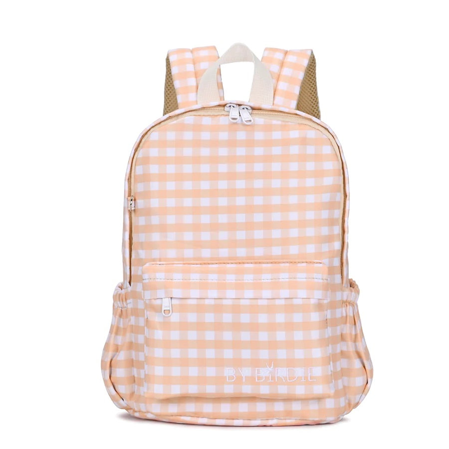 Pink Gingham Backpack - Junior