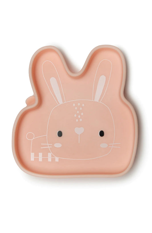 Born to be Wild Silicone Snack Plate - Bunny