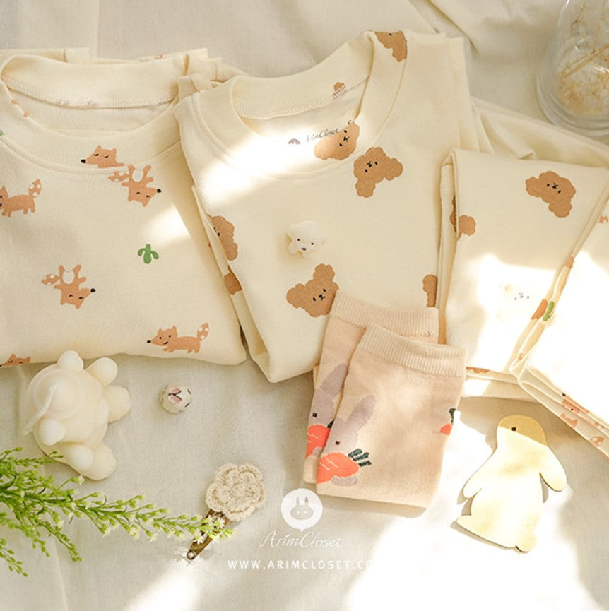 2pc Cotton Sleepwear Set - Fox