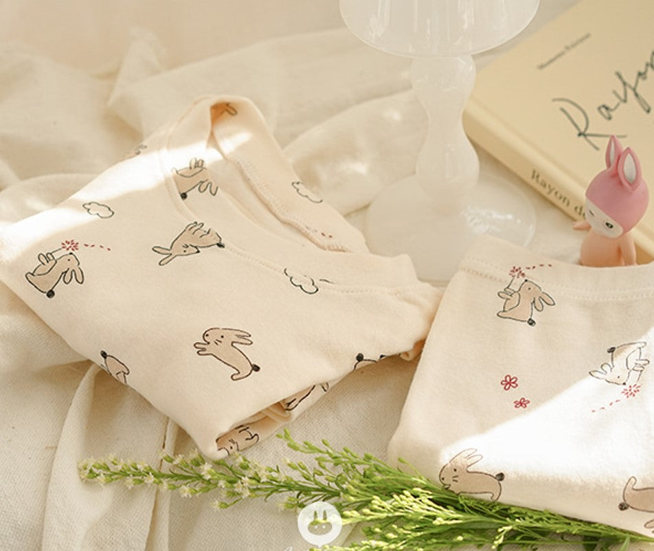 2pc Cotton Sleepwear Set - Rabbit